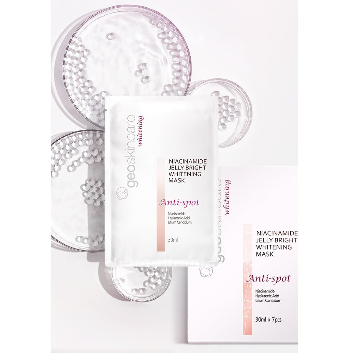 Niacinamide Jelly Bright Whitening Mask 30ml*7